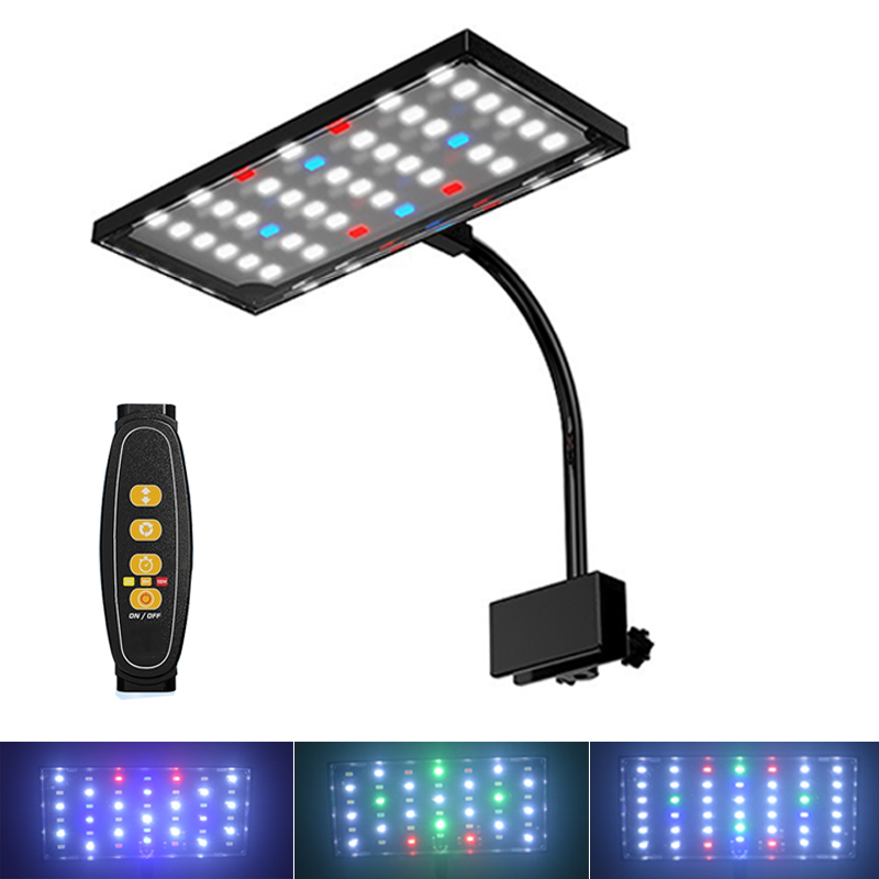 Planted Aquarium Pendant Light - USB水槽用LEDライト フルスペクトラム 水生植物育成ランプ 魚水槽用 明るさ調整可能 調光機能付き
