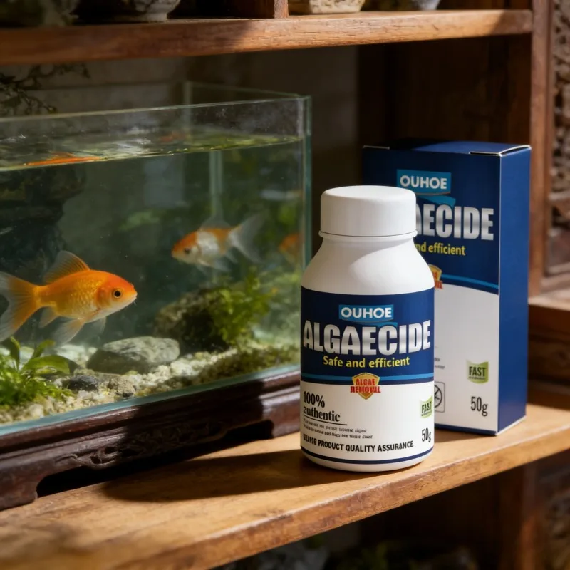 Planted Aquarium Algae - 50g高効率藻類駆除剤、水槽・池の藻類・苔の抑制、緑水減少、水質浄化