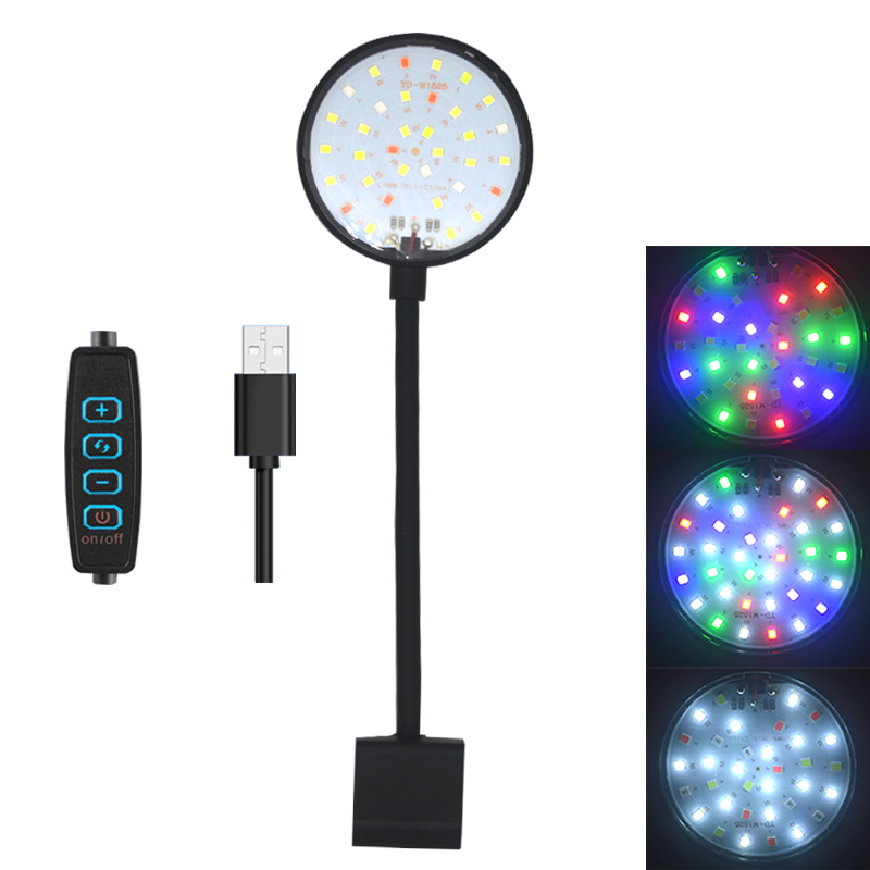 Planted Aquarium Pendant Light - USB水槽LEDランプ水槽ライト装飾水生植物複数モード調光可能明るさフルスペクトルミニクリップライト5V