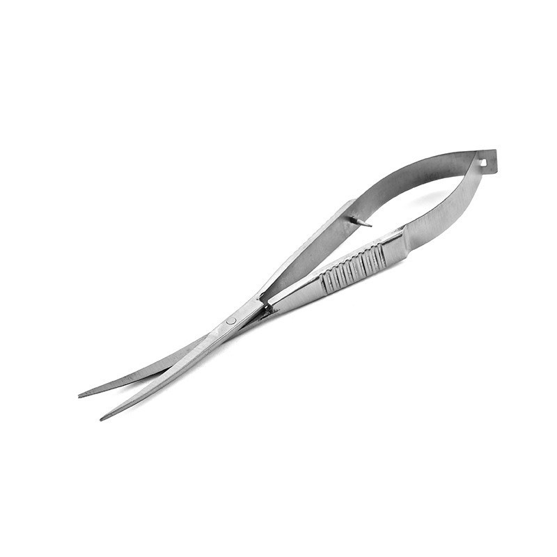Aquarium Plant Utensils - 1個入り 曲線型ストレートスプリングシザー 水槽アクアスケーピングプラントツール 高品質クリーニングツール 魚タンク造園アクセサリー