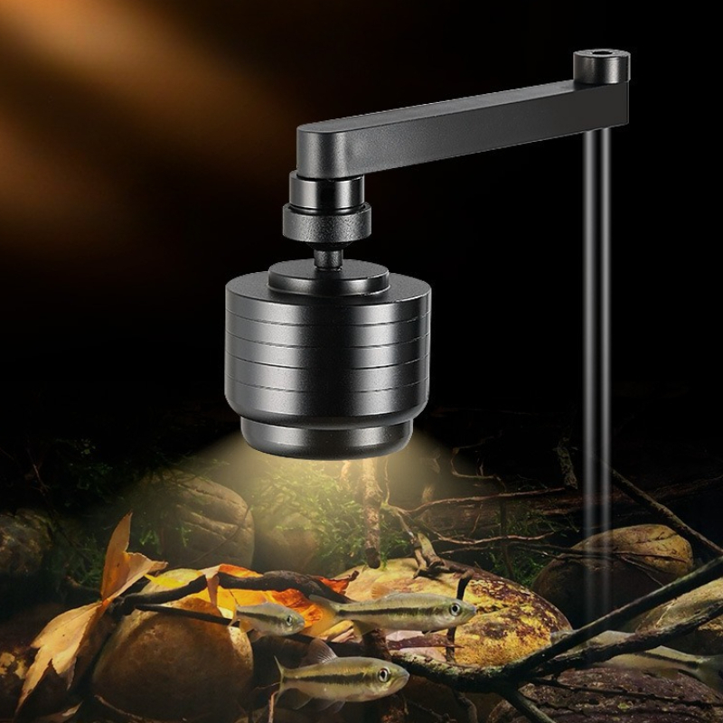 Planted Aquarium Pendant Light - 水槽ライト LED 3 色防水調整可能な水族館ランプクリップオン水生植物金魚鉢ランプ養魚照明