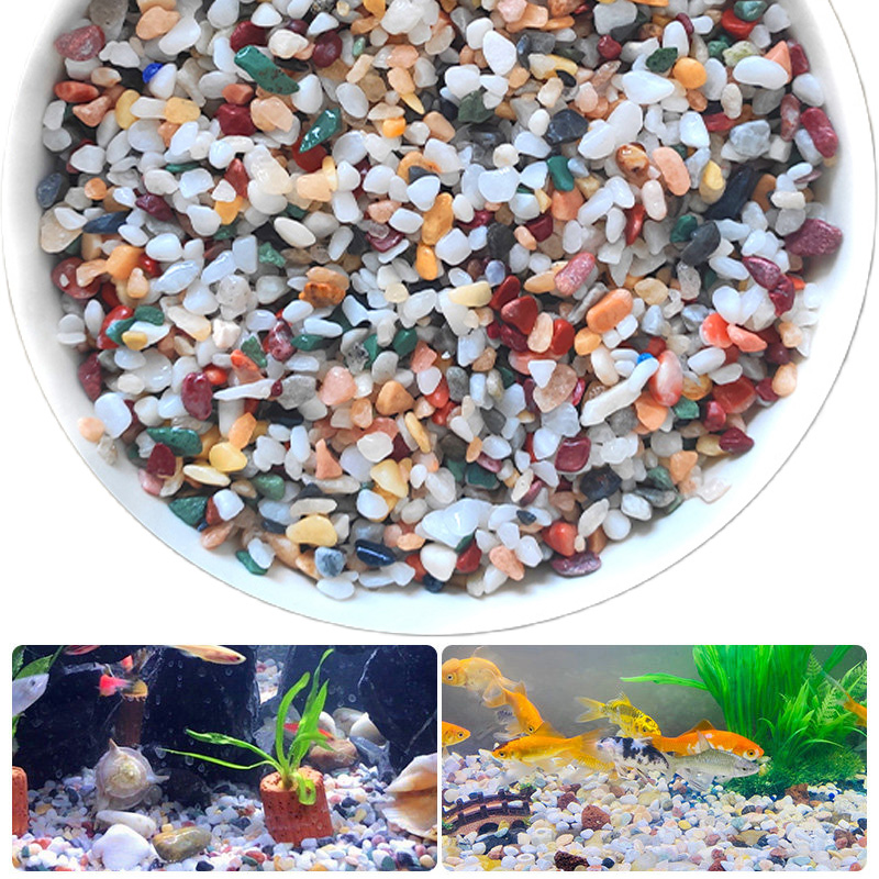 Aquarium Planted Sand - 天然砂利石 200 〜 1000 グラムマイクロ風景庭園水槽装飾鉢植え植物水槽底砂 DIY