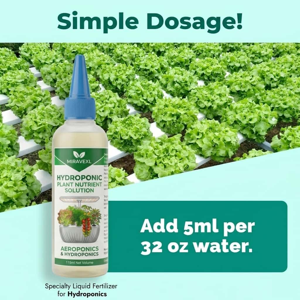 Liquid Fertilizer All In - ミラベックスL 水耕栽培用液体肥料 植物栄養素 多目的 室内庭園 花