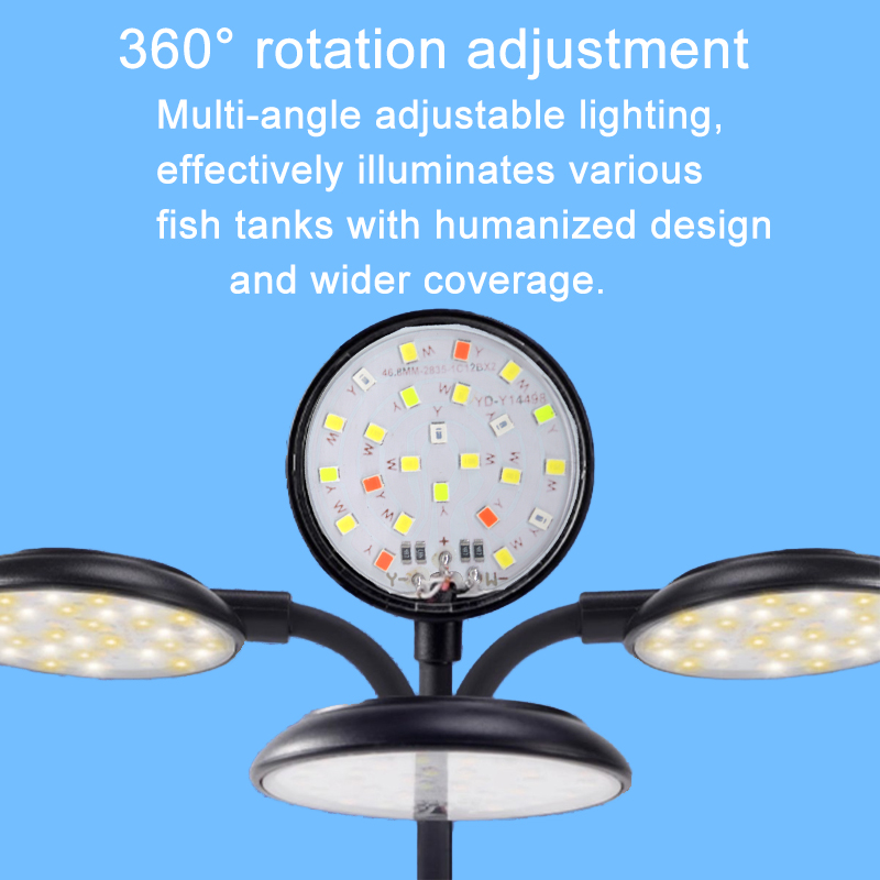 USB水槽LEDランプ水槽ライト装飾水生植物複数モード調光可 - Planted Aquarium Pendant Light のレビューと価格