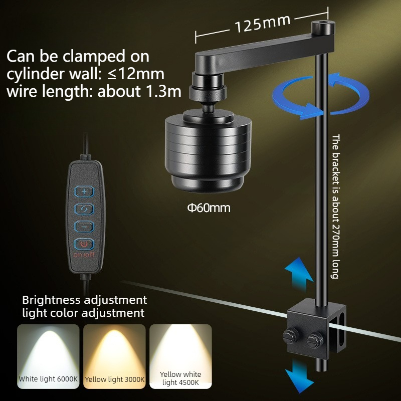 水槽ライト LED 3 色防水調整可能な水族館ランプクリップ - Planted Aquarium Pendant Light のレビューと価格
