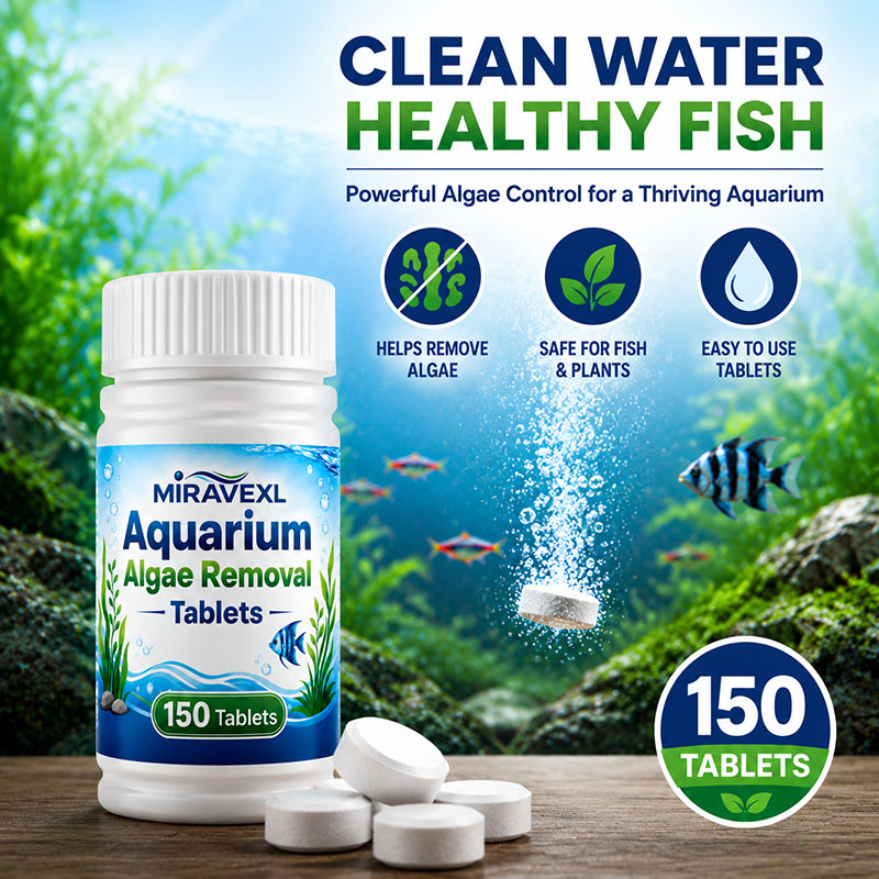 ミラベックスL 150 水槽藻類除去タブレット、安全な藻類抑 - Planted Aquarium Algae のレビューと価格