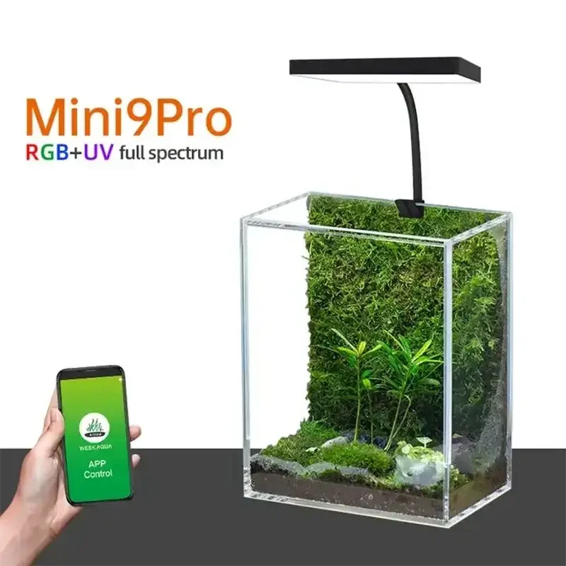 WEEK AQUA Mag Pro USBナノ水槽ライト 水 - Planted Aquarium Pendant Light のレビューと価格