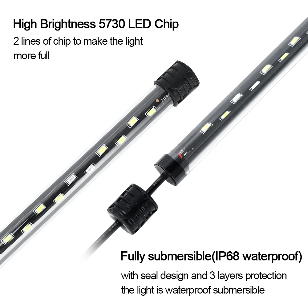 防水LED水族館植物成長ランプ,水槽ライト,水中水族館ライト - Planted Aquarium Pendant Light のレビューと価格