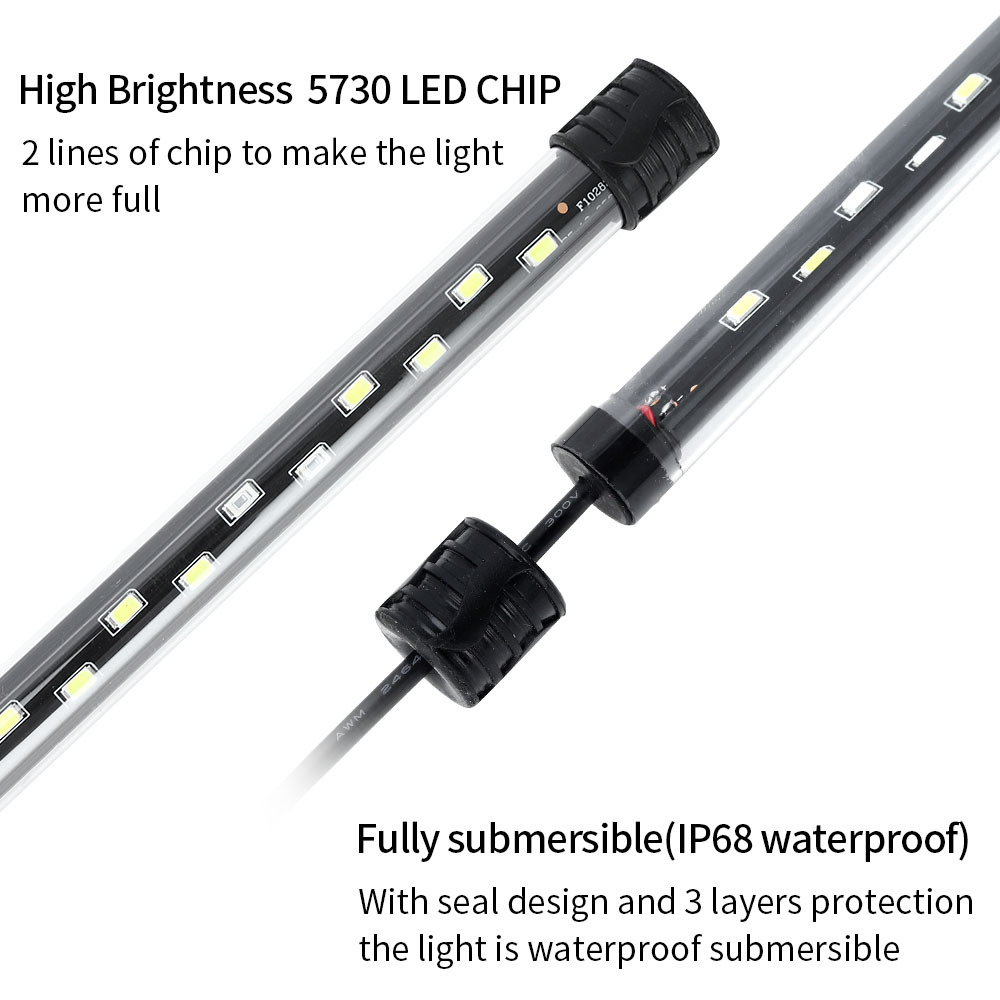 90-260V 水族館ライト LED 防水水槽クリップライト - Planted Aquarium Pendant Light のレビューと価格