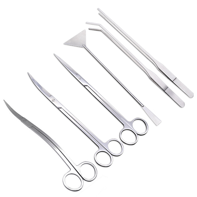 水族館はさみピンセットツール水槽植物波はさみ水草ステンレスク - Aquarium Plant Utensils のレビューと価格